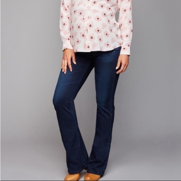 Adriano Goldschmied Secret Fit Belly Maternity Premium Denim Jeans Size 30 Flare - Picture 16 of 16